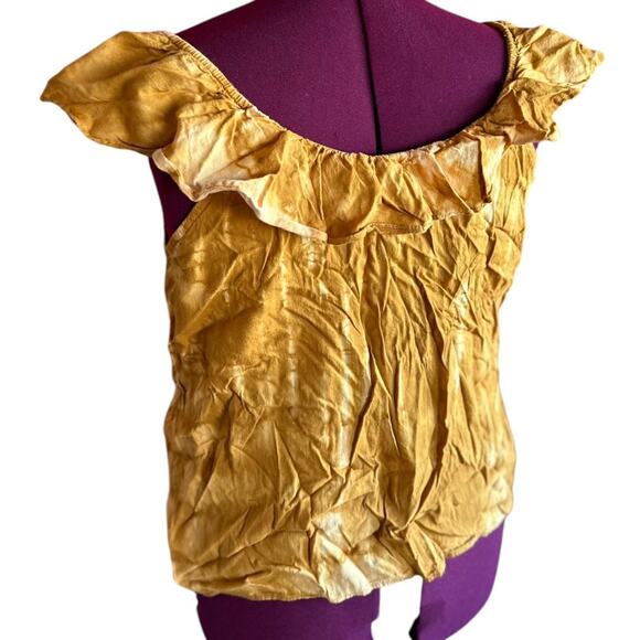 Womens Top Size Large Reworked Tie Dye Hippie Cottage Summer Travel Cruise Wear - Picture 2 of 6